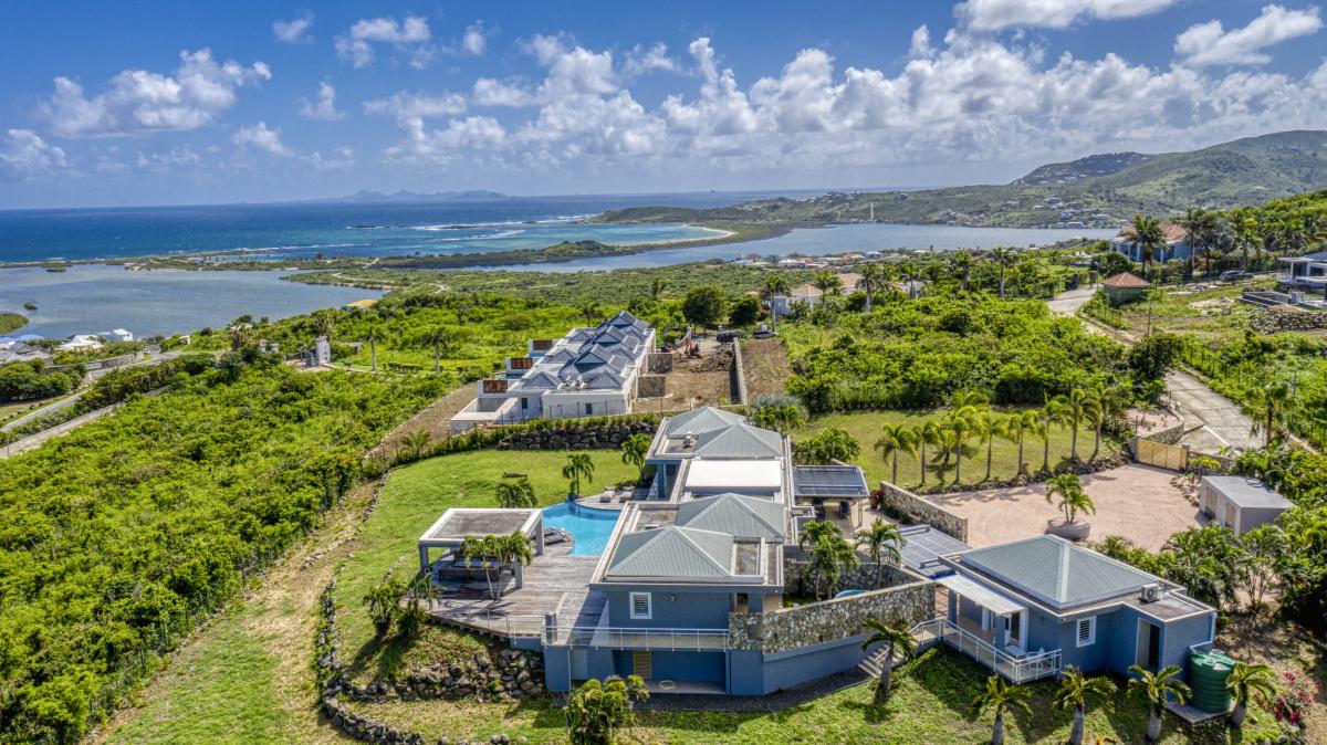 Location Villa Baie Orientale Saint Martin-vue hauteur-48